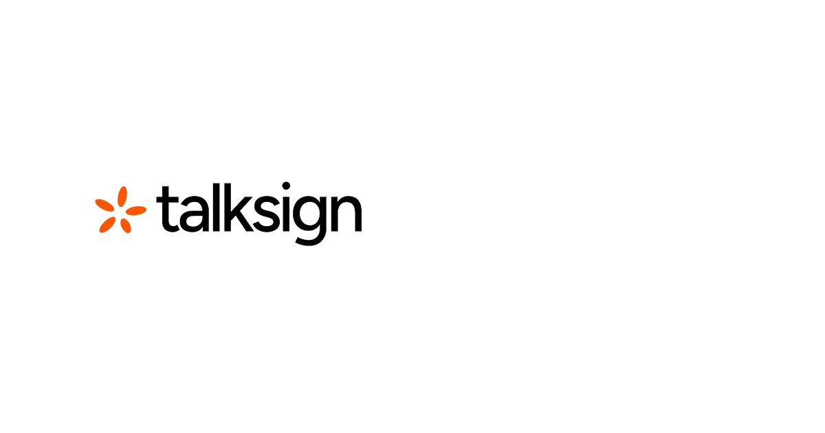 Talksign – AI infrastructure for accessible communication